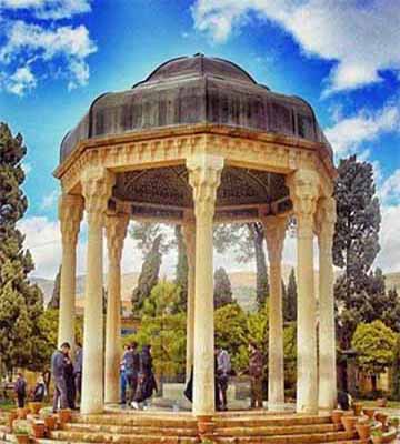 عکس مقبره حافظ در شیراز، حافظیه